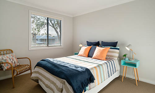 Real estate photography - main bedroom